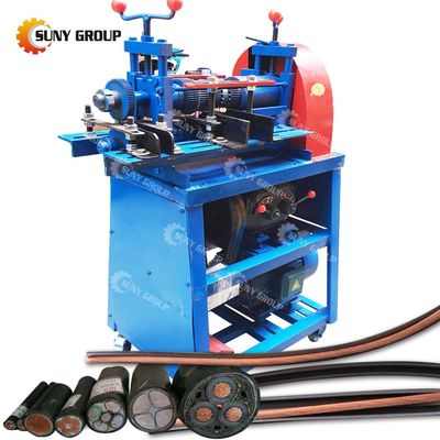 4.5kw отходы кабеля резки пластиковой крышки стриппер машина для отделения меди от резиновых/пластиковых корпусов