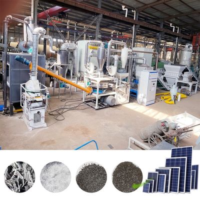 Cost Efficiency Solar Panel Cell Sheet Recycling Plant for Used Photovoltaic Panels (Эффективность солнечных панелей) Завод по переработке фотоэлектрических панелей