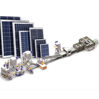 220 v/380 v Машина для установки переработки солнечных панелей для блока переработки кремниевых модулей