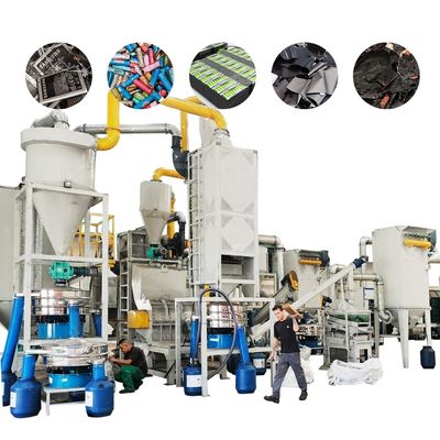 Компоненты двигателя Скрап Li Battery Crushing Device для переработки литийных батарей