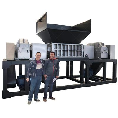 2300 кг мощности Скрап Автомобильные шины Shredder Machine для видео-инспекции промышленных отходов