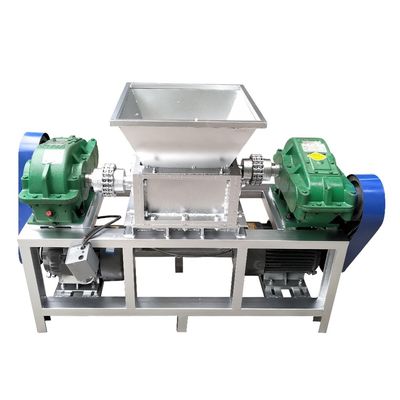 Скрап Алюминиевые банки Shredder Machine Двойной вал дробилки для индивидуальных требований