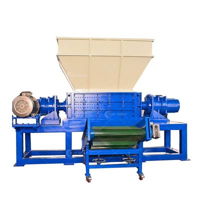 9CrSi/D2/SKD-11 Blades Double Shaft Shredder для дерева и металлолома из пластиковых шин