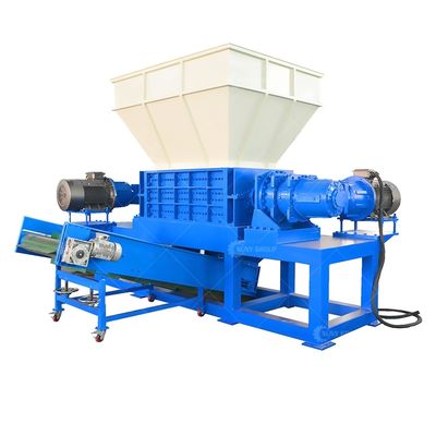 9CrSi/D2/SKD-11 Blades Double Shaft Shredder для дерева и металлолома из пластиковых шин